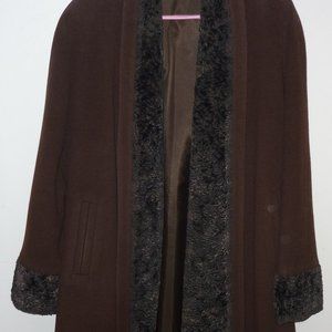 Motys of France knee length opera style coat